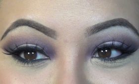 Sultry Purple Smokey Eyes