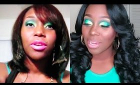 Flashback Friday/  Lemon Lime St.Patrick Makeup tutorial