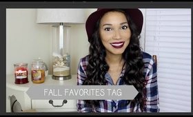 Fall Favorites Tag + Epic Halloween Costume