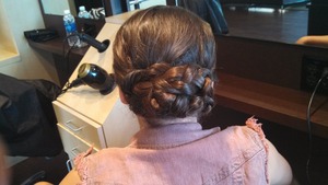 braided bun . <3 regency beauty institute .