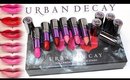 Review & Swatches: URBAN DECAY Full Frontal Lipstick Stash Set