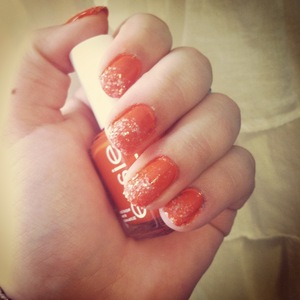 the color is "orange, it's obvious!" by essie