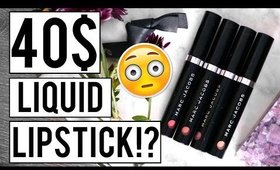 $40 MARC JACOBS LIQUID LIPSTICK: HOT OR NOT?! | Jamie Paige