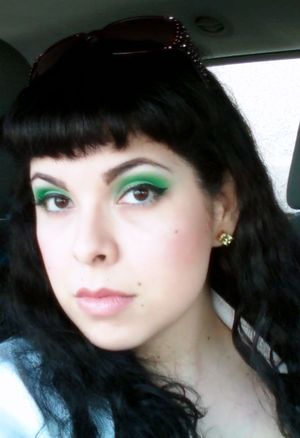 My green eyeshadow...