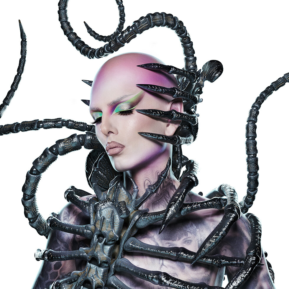 Jeffree Star modeling for Abduction Collection