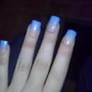 baby blue nails 