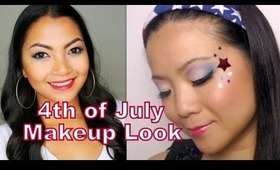 4th of July Makeup Look with DivaMakeupQueen