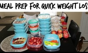 MEAL PREP FOR QUICK WEIGHT LOSS