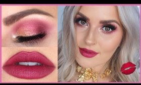 DATE NIGHT MAKEUP TUTORIAL 🍾💕 Rose Gold & Pinks 💋