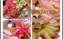 How to make a flower headband/flower headdress/headwrap for Coachella, Beyond Wonderland, EDC