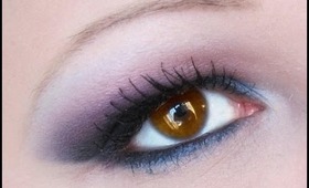 Blue and Purple Smokey Eye