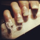 Gel nails with tips