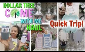 COME WITH ME TO DOLLAR TREE + HAUL! A QUICK TRIP! OCTOBER 8 2018