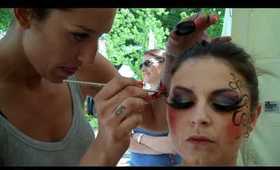 Esterique Aidan creates a look for The Makeup Show