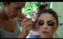 Esterique Aidan creates a look for The Makeup Show