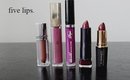 Five Lips: Milani, Maybelline, MAC and More