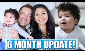 Jacob's 6 Month Baby Update | Sitting Up, Baby Food, Traveling