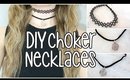 DIY Tattoo/ Charm Choker Necklaces