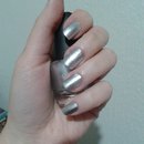silver nails :D