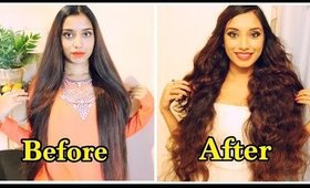 Over night heat free curls for long hair || Quick & easy|| No curling iron needed.