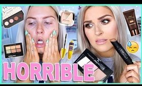 Full Face FIRST IMPRESSIONS 💀📛 Bad Makeup! 👎 FML