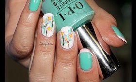 Easter Floral Nails | Dogwood Tree