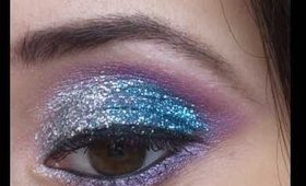 New Years Eve 2011 Party Glitter Makeup Look