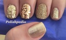 Gold Glitter Nails