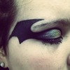 Batman eye makeup