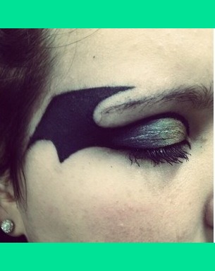 Batman eye makeup | Sasha S.'s (sayshuhhh) Photo | Beautylish
