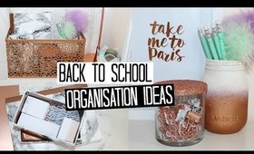 Back to School DIY Organisation Ideas - Copper & Marble!