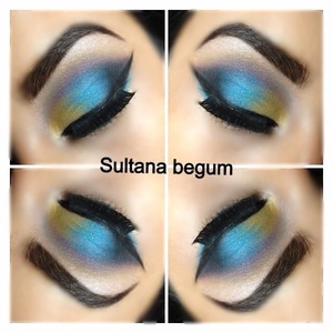 Yellow,blue and black smokey eyes .. Colourful and summery look

Follow my make up on Instagram @sullymalik x 