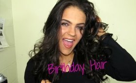 Voluminous Tousled Birthday Hair