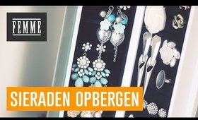 Hoe ik mijn sieraden opberg & DIY - FEMME