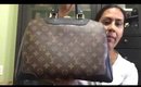 What's in my bag!!/mini review:  Louis Vuitton Retiro!