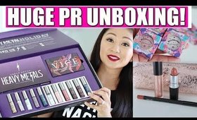 PR MAKEUP UNBOXING! | Mac Snowball Holiday, Urban Decay Heavy Metals, Tarte, Smashbox, Colour Pop