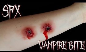 EASY VAMPIRE BITE MAKEUP TUTORIAL | SFX Vampire Bite