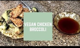 Vegan Broccoli Cheddar Chicken