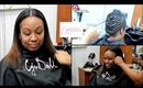 Full sew in with leave out MIDDLE PART