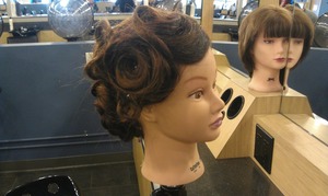 A rose inspired updo! Excuse the dolls frizzy hair :P
