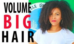 How to H A I R : Big CURLY and Volume