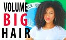 How to H A I R : Big CURLY and Volume