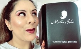 Malika Jafrin Kabuki Makeup Brush on Full Face Demonstration