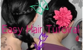 Hair Tutorial: Easy Elegant Braided Updo (Prom & Special Occaions)