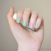 Mint Green + Soft Pink