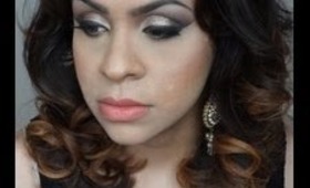 Smokey gold brown cut crease for Green Brown Eyes || Raji Osahn