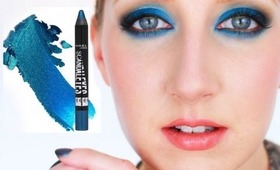 How to Rock Blue Eyeshadow! | Rimmel ScandalEyes Shadow Stick Demo