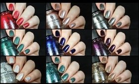 China Glaze Glam Finale Collection Live Swatch + Review!!