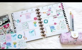 Plan With Me Sunday | Happy Planner | Garden Haven Stickers