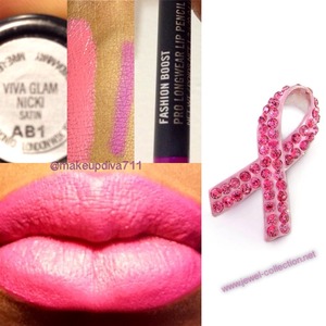 #mtomakeup #mgamakeup #mgaoctober #octoberphotochallenge #october #breastcancer #lips #pink #fightagainstbreastcancer #2013 #maccosmetics #vivaglamnicki #fashionboost  #lipstick #lipliner 